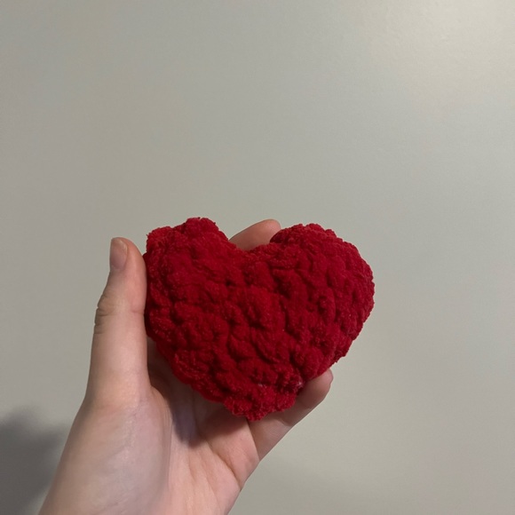 Three hearts and a Hedgehog. Handmade (crochet). Comes from a smoke free home - Picture 3 of 6